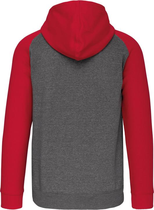Produktbild Proact Sweatshirt Zipper mit Kapuze aus zweifarbigem Molton (M)