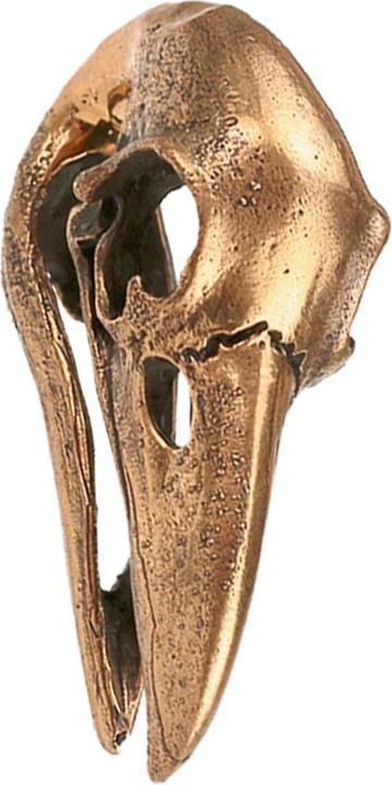 Actual product image Star Piercing Ear weight keyhole rose gold crow's skull (without brass, Bronze)
