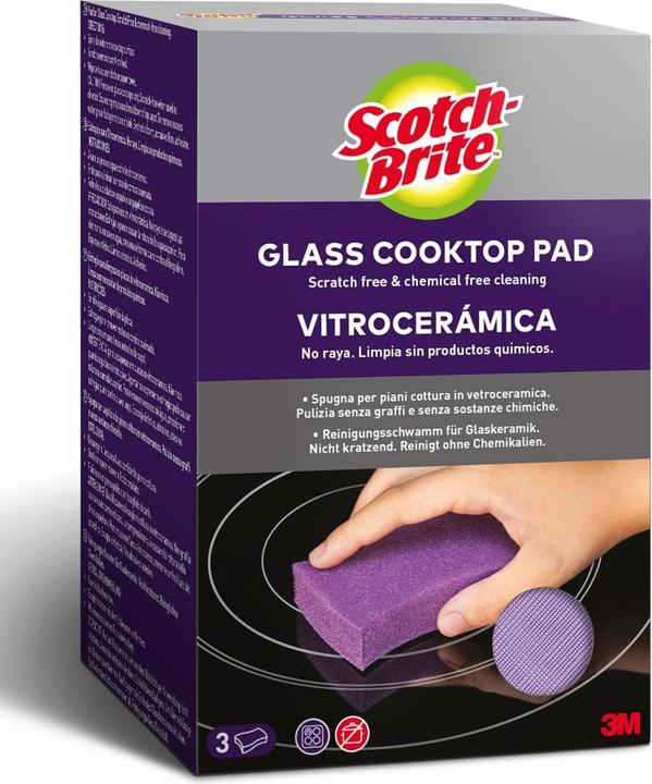 Actual product image Scotch-Brite Sponge 3M glass ceramic 3 pieces (3 pcs.)
