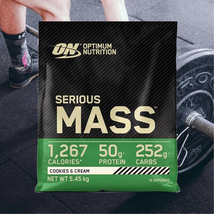 Produktbild Optimum Nutrition Serious Mass (Cookies and Cream, 1 Stk., 5450 g)