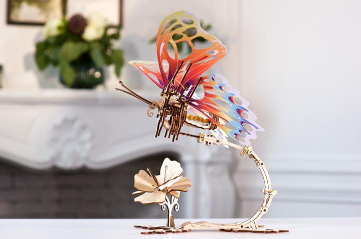 Actual product image Ugears Mechanical butterfly (161 pieces)