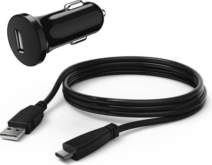 Actual product image Hama Car charger with USB-C cable