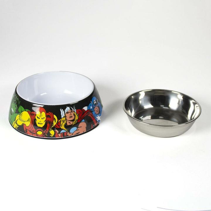 Actual product image Food bowl for dogs 760 ml Melamine Red Metal (0.76 l)