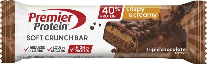 Image du produit Premier Protein Soft Crunch Bar 40% de protéines (Triple Chocolat, 12 pcs, 480 g)