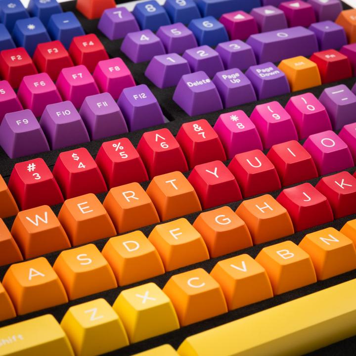 Actual product image Ducky Afterglow ABS Double-Shot