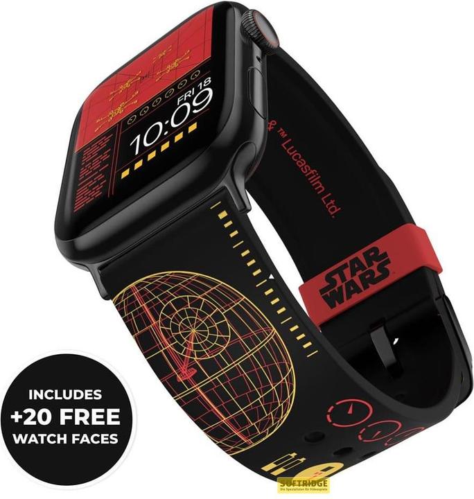 Actual product image Moby Fox Star Wars bracelet pour smartwatch Death Star Trench Run (Silicone, Apple Watch)