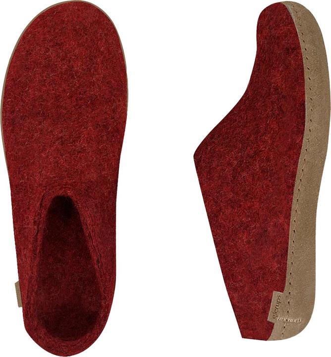 Actual product image Glerups Leather sole slippers (47)
