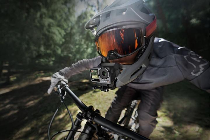 Actual product image DJI Osmo Action - Helmet Chin Mount (Osmo Action 3, Osmo Action 4, Osmo Action)