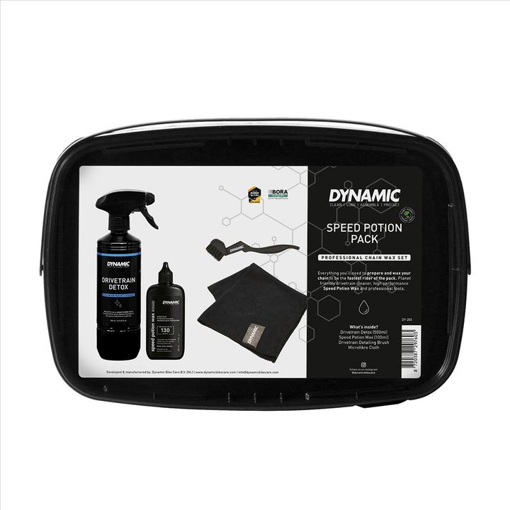 Actual product image Dynamic Bike Care Speed Potion Pack (500 ml, Brush, Chain cleaner, Chain oil, Microfibre cloth, Care set)