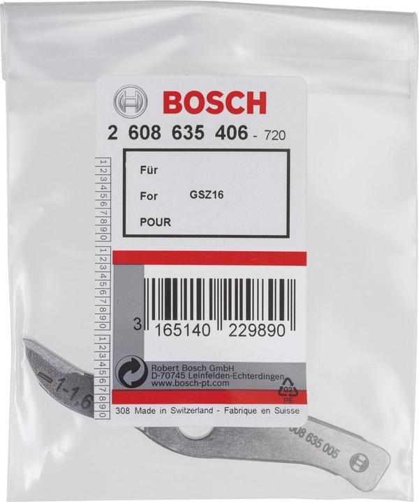 Productafbeelding Bosch Professional Zubehör Mes recht tot 1,6 mm, voor