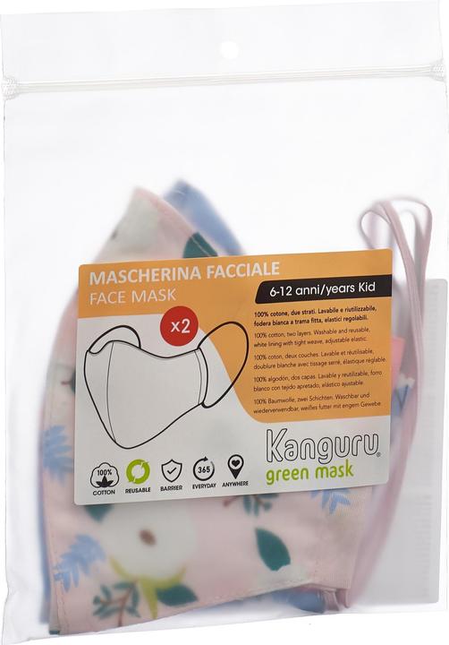 Image du produit Kanguru Green masque de protection pour filles (2 pcs) (2 x)