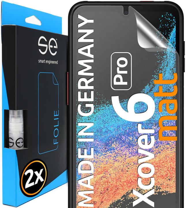 Produktbild Smart Engineered se 3D Schutzfolie Samsung Galaxy XCover 6 Pro entspiegelt (VPE 2) (2 Stück, Samsung Galaxy S21)