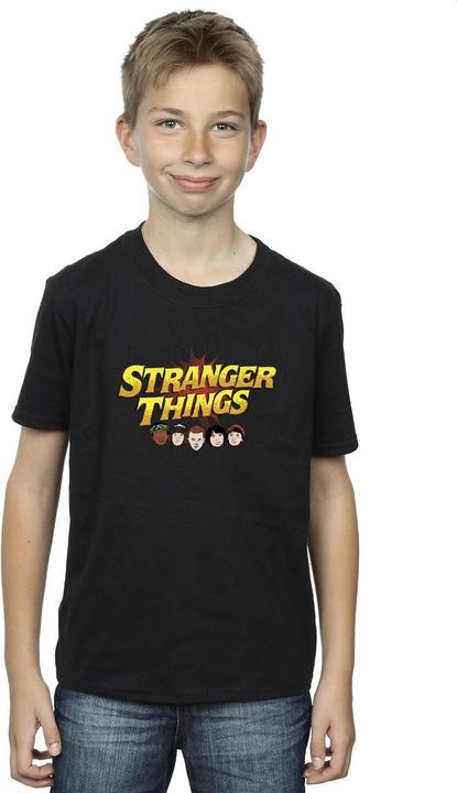 Image du produit Netflix - T-shirt STRANGER THINGS COMIC HEADS - Garçon (140, 146)