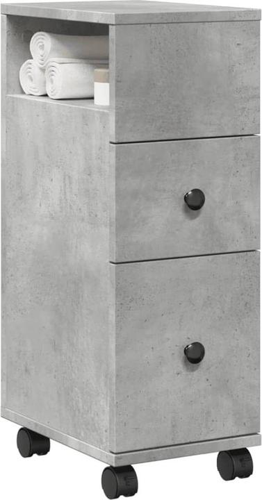 Produktbild VidaXL Badschrank Schmal mit Rollen