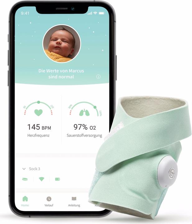 Actual product image Owlet Smart Sock 3 (Baby Monitor Audio, 30 m)