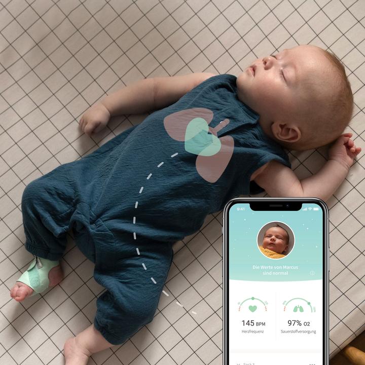 Actual product image Owlet Smart Sock 3 (Baby Monitor Audio, 30 m)