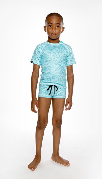 Produktbild Beach & Bandits UV Badeshorts Blue Reef (128)