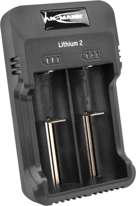 Actual product image Ansmann lithium 2 (1 pcs., 14500, 16340, 17670, 18500, 18650, 22650, 26650, AAA, AA, Chargers without battery)