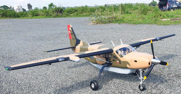 Produktbild Seagull Models cessna 208 grand caravan ex 85" 45cc "militär" (Scale Modell)