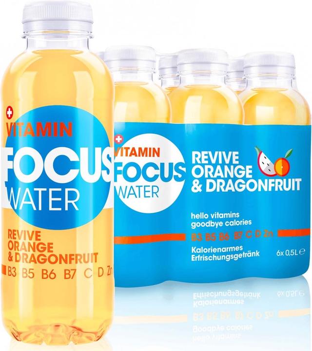Actual product image Focuswater Revive (Orange, 6 x)