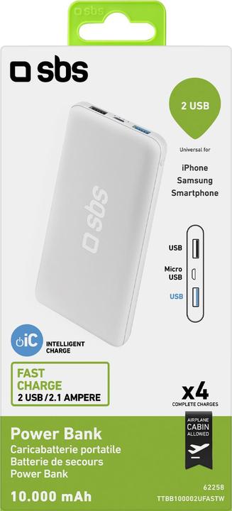 Produktbild SBS Extra Slim (10000 mAh, 37 Wh)