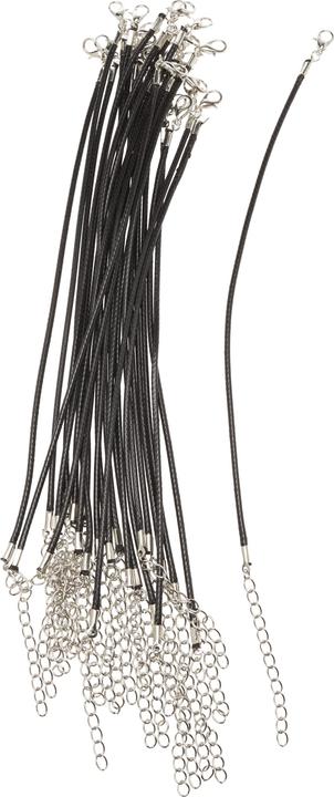 VBS XXL Armbänder mit Regulierungskettchen, 25 Stück, Ø 2 mm, Polyester (24 cm, Polyester (PES))