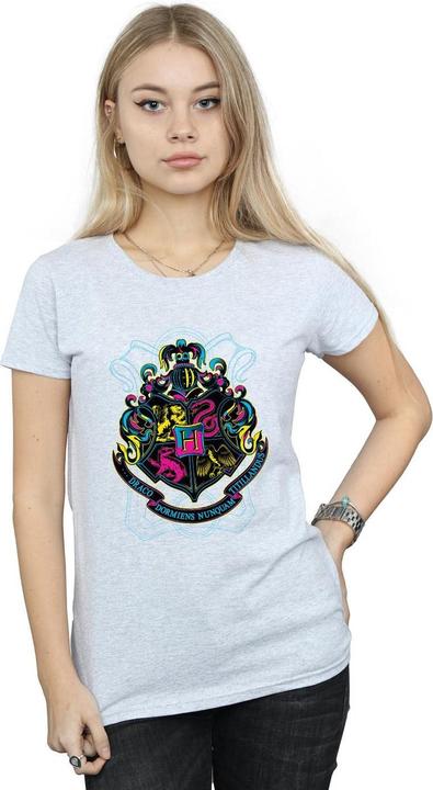Immagine prodotto Maglietta Stemma di Hogwarts Donna (XXL)