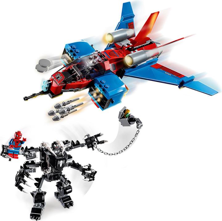 Image du produit LEGO Spiderjet contre Venom Mech (76150, LEGO Marvel)