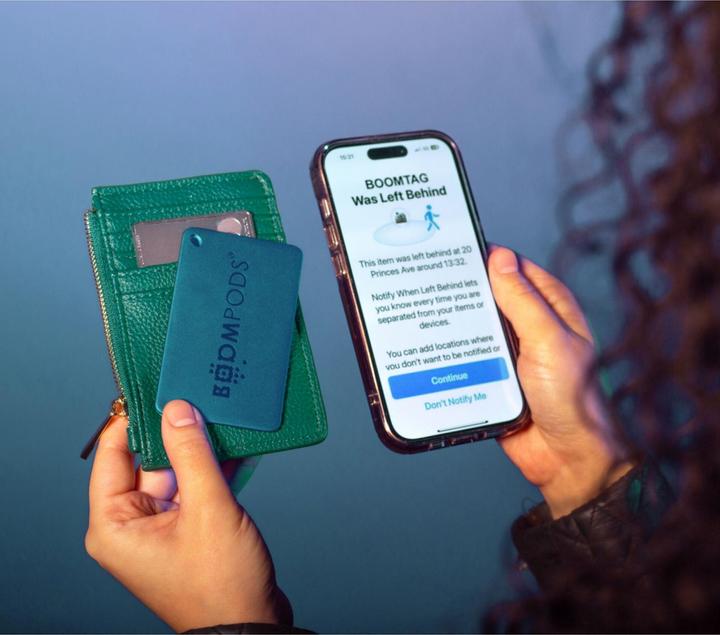 Immagine prodotto Boompods Boomcard ricaricabile blu oceano (3650 h, Batteria ricaricabile)