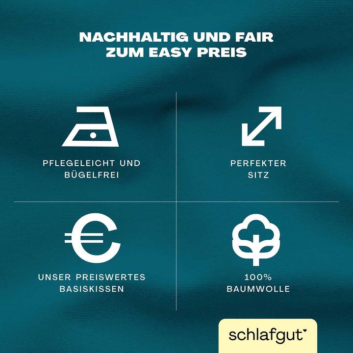 Produktbild schlafgut Easy Jersey (Duvetbezug, 40 x 80 cm)