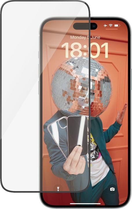 Actual product image PanzerGlass Ultra-Wide Fit (1 Piece, Apple iPhone 15 Plus)