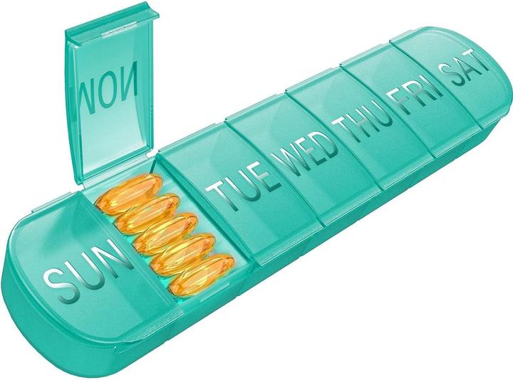 Image du produit Cbx Tablettenbox 7 Tage – Wochen Pillendose mit grosser Kapazität