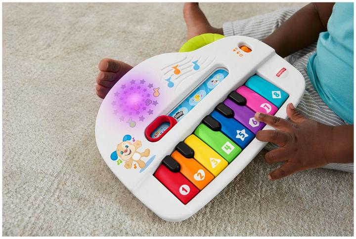 Actual product image Fisher-Price Fisher Price Laugh & Learn Educational Piano with Lights & Sounds for 6+ months GFV21 (Greek)