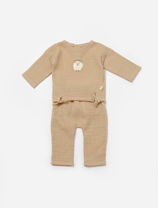 Produktbild BabyCosy Set aus langärmligem T-Shirt und Hose (74)