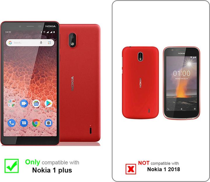 Actual product image Cadorabo TPU Ultra Slim AIR Cover (Nokia 1 Plus)