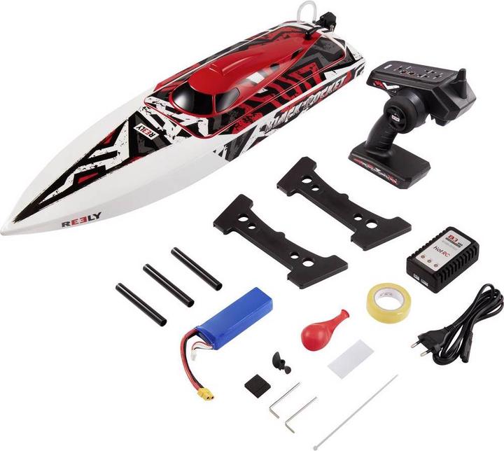 Actual product image Reely RC Motorboat BLACK ROCKET V2