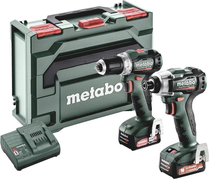 Actual product image Metabo Combo Set 2.7.3 12 V BS (Rechargeable battery operated)