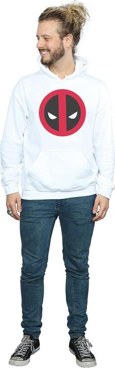 Actual product image Mens Deadpool Large Clean Logo Hoodie (S)