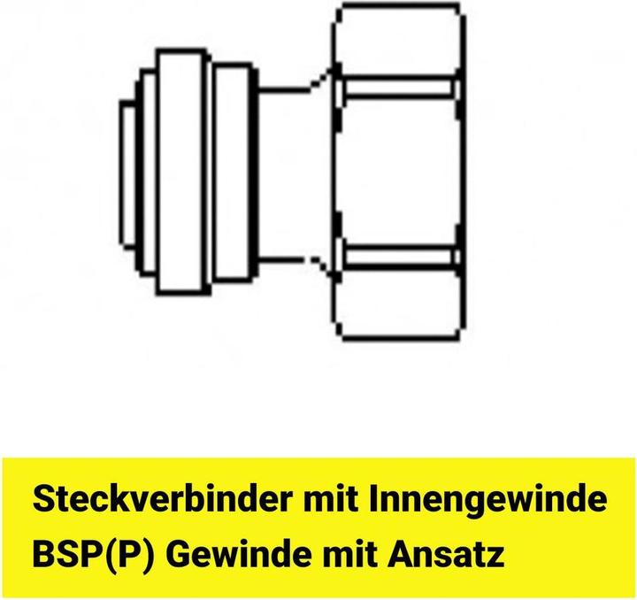 Produktbild Ich-zapfe Adapter 5/8" für 3/8" Schläuche Aufschraub Verbinder