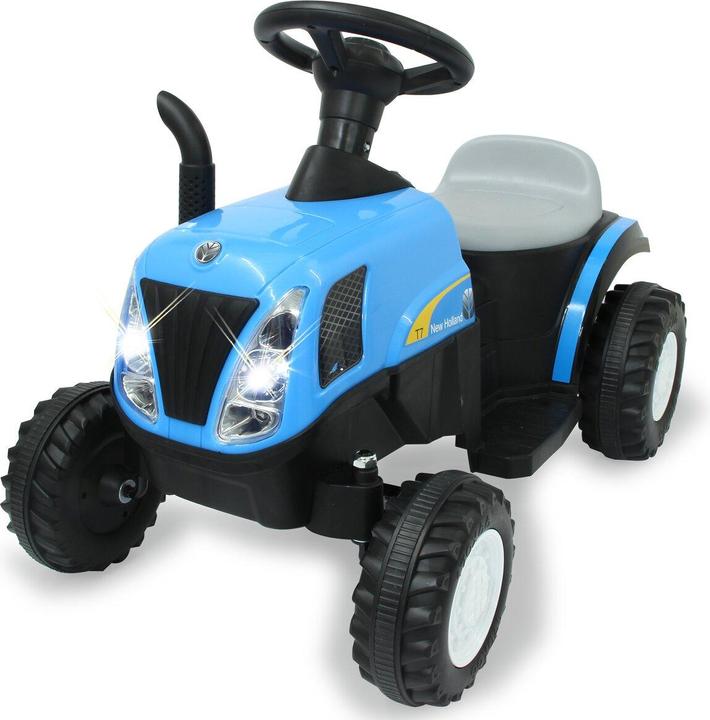 Productafbeelding Jamara Zitmaaier New Holland met aanhangwagen blauw 6V (6 V)