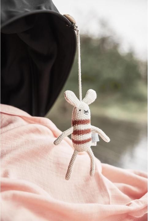 Produktbild Oyoy Mulltuch Panda 2 Stück, 70 x 70 cm, Khaki/Rosa (70 cm, 70 cm)