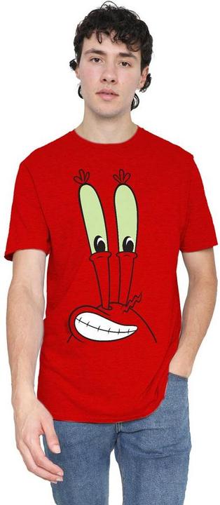 Immagine prodotto Spongebob Squarepants Smile Maglietta Mr Krabs Viso Adulto Unisex (XL)