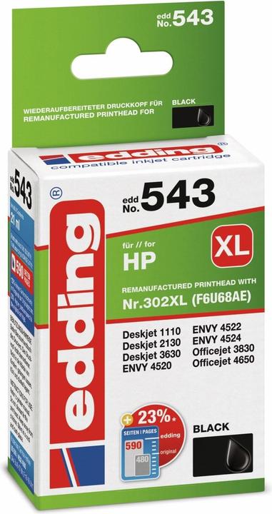 Actual product image Edding EDD-543 Print Cartridge (e) Compatible High (XL) Yield (FC)