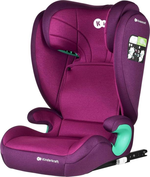 Immagine prodotto KinderKraft Junior Fix 2 I-Size Cherry Pearl (Seggiolino per bambini, ECE R129/i-Size Standard)