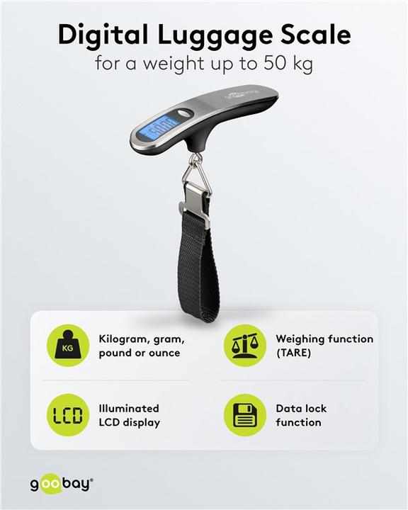 Produktbild Goobay Digitale (Kofferwaage)