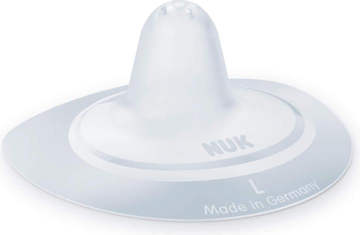 Image du produit NUK Protège-mamelons pour mamelons sensibles, taille L, 2 pièces, boîte de protection incluse (Taille unique)