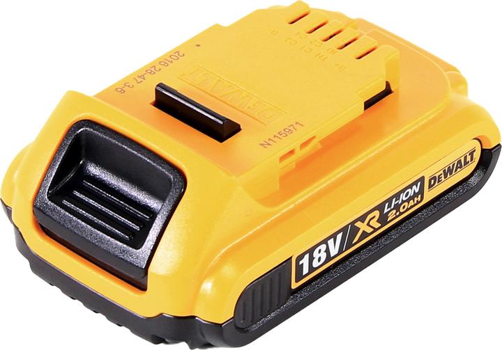 Produktbild DeWalt DCE 530 N Akku Heissluftpistole 18V 530°C + 1x Akku 2,0Ah + Flächen- und Reflektordüse -