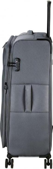 Image du produit D&N Travel Line 9704 4 roues trolley cabine S 55 cm avec soufflet extensible (38 l, Bagage à main (jusqu'à 50l))