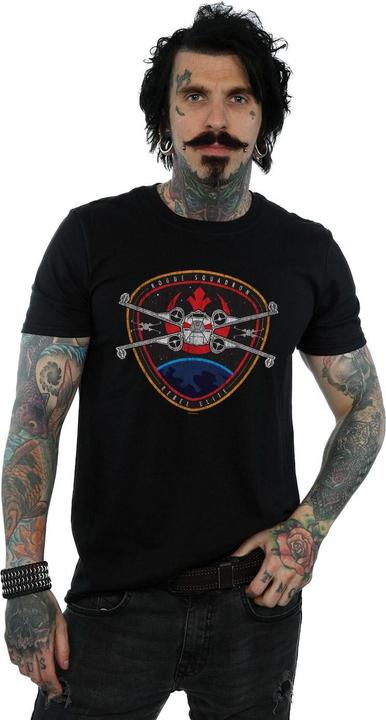 Actual product image Star Wars Mens Rebel Elite Badge T-Shirt (L)