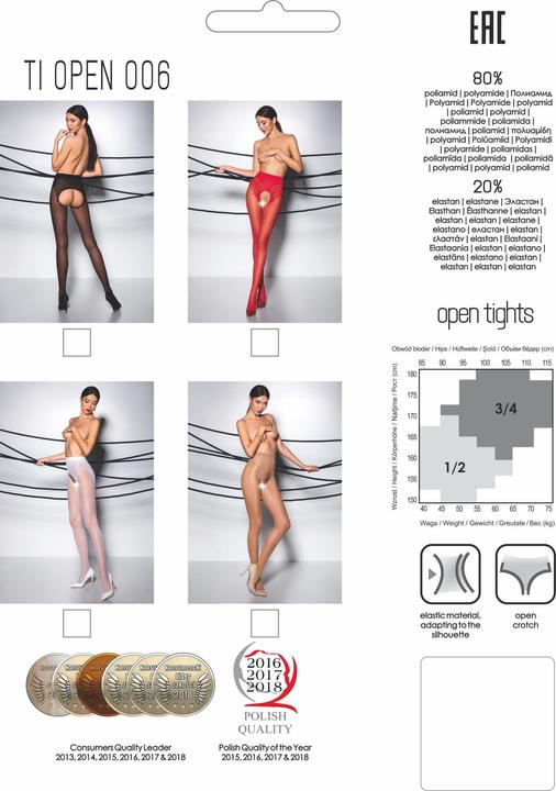 Produktbild Passion Strumpfhose ouvert "Thiophene 006" (30DEN) (S/M)